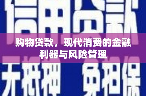 东营购物贷款，现代消费的金融利器与风险管理