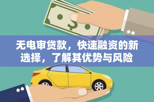 东营无电审贷款，快速融资的新选择，了解其优势与风险
