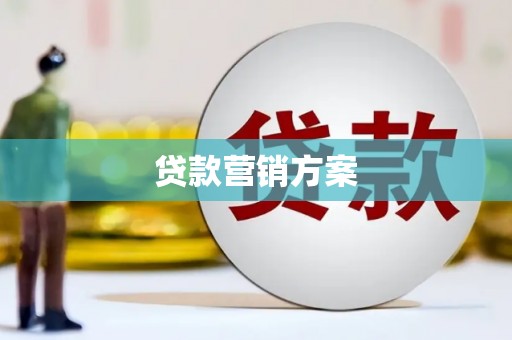 东营贷款营销方案