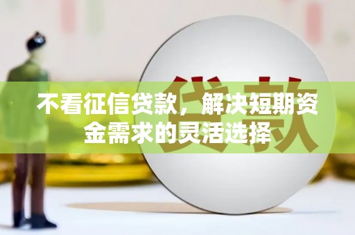 东营不看征信贷款，解决短期资金需求的灵活选择