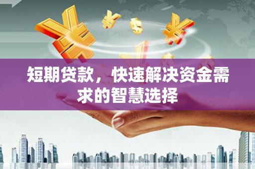 东营短期贷款，快速解决资金需求的智慧选择