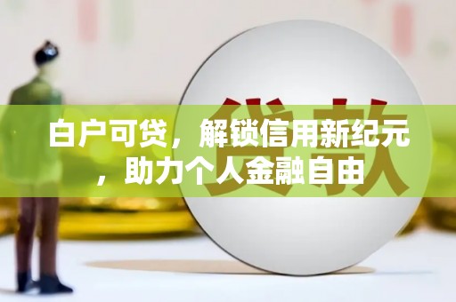 东营白户可贷，解锁信用新纪元，助力个人金融自由