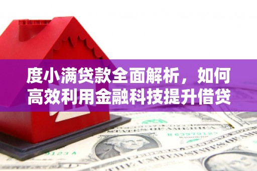 东营度小满贷款全面解析，如何高效利用金融科技提升借贷体验