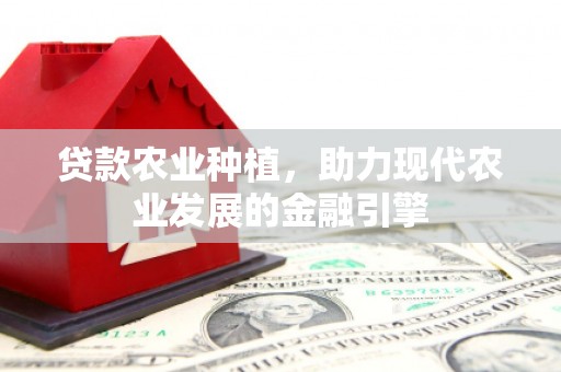 东营贷款农业种植，助力现代农业发展的金融引擎