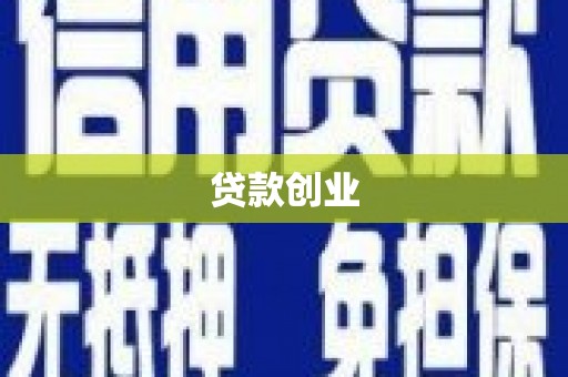 东营贷款创业