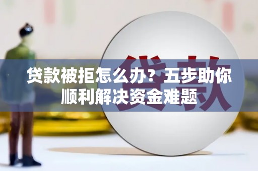 东营贷款被拒怎么办？五步助你顺利解决资金难题