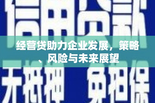东营经营贷助力企业发展，策略、风险与未来展望