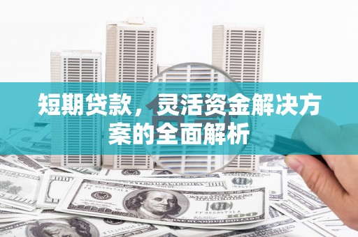 东营短期贷款，灵活资金解决方案的全面解析