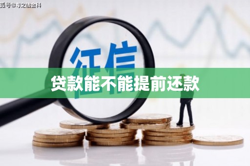 东营贷款能不能提前还款