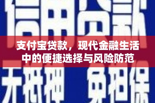 东营支付宝贷款，现代金融生活中的便捷选择与风险防范