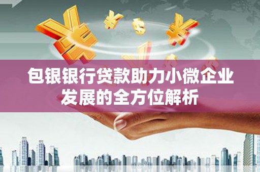 东营包银银行贷款助力小微企业发展的全方位解析