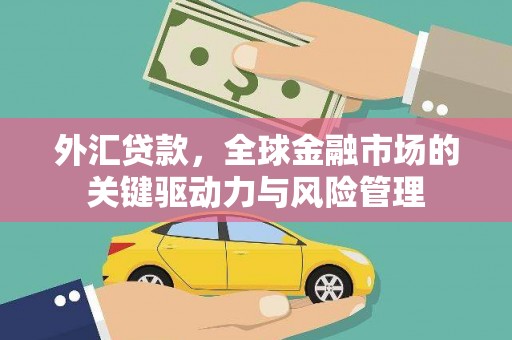 东营外汇贷款，全球金融市场的关键驱动力与风险管理