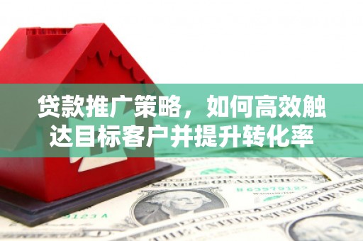 东营贷款推广策略，如何高效触达目标客户并提升转化率