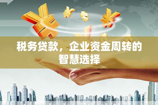东营税务贷款，企业资金周转的智慧选择