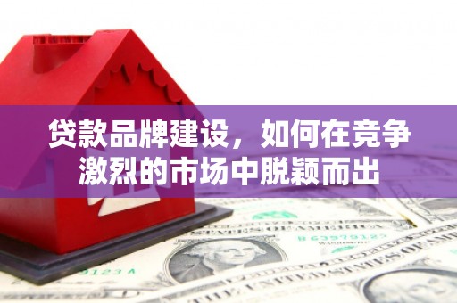 东营贷款品牌建设，如何在竞争激烈的市场中脱颖而出