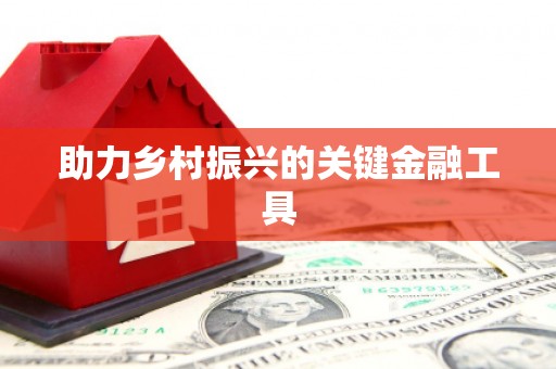 东营助力乡村振兴的关键金融工具