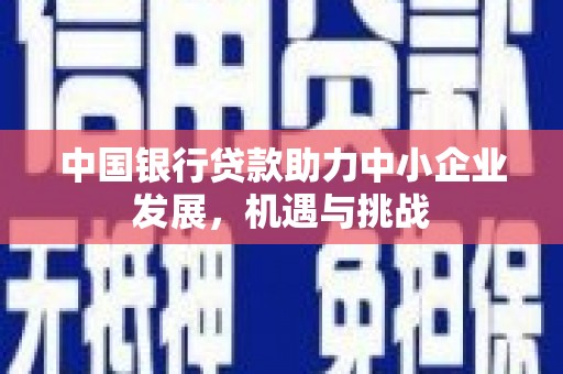东营中国银行贷款助力中小企业发展，机遇与挑战