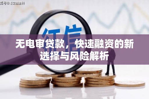 东营无电审贷款，快速融资的新选择与风险解析