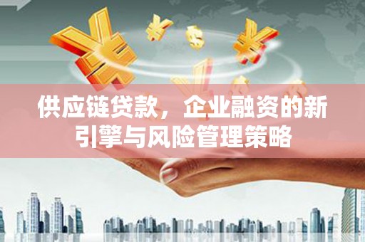 东营供应链贷款，企业融资的新引擎与风险管理策略