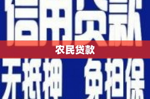 东营农民贷款