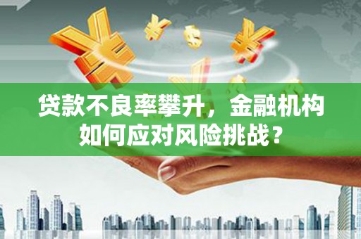 东营贷款不良率攀升，金融机构如何应对风险挑战？
