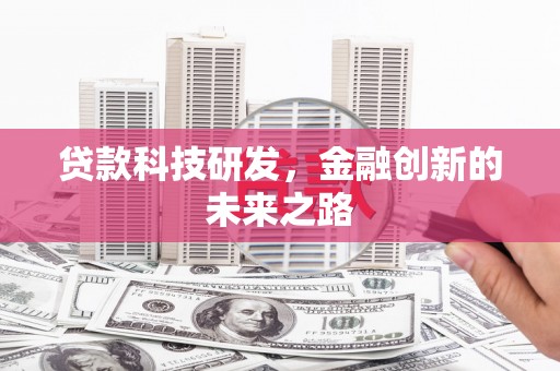 东营贷款科技研发，金融创新的未来之路