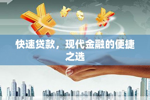 东营快速贷款，现代金融的便捷之选