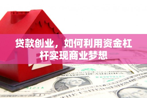 东营贷款创业，如何利用资金杠杆实现商业梦想