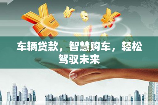 东营车辆贷款，智慧购车，轻松驾驭未来