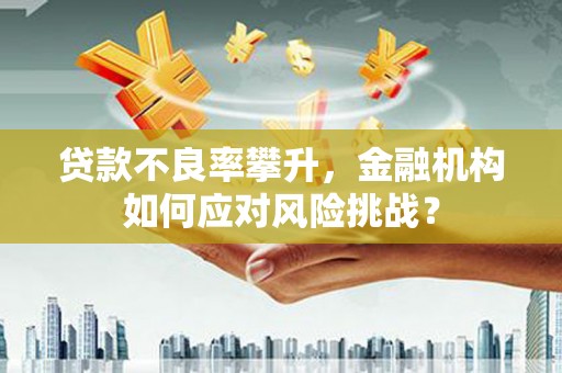 东营贷款不良率攀升，金融机构如何应对风险挑战？