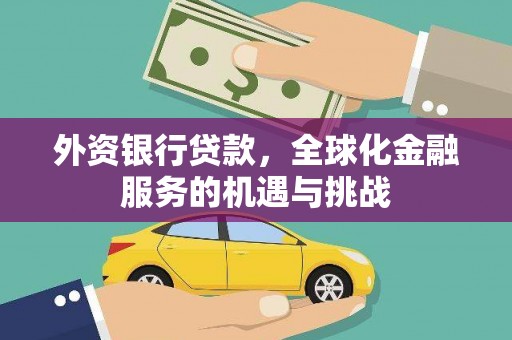 东营外资银行贷款，全球化金融服务的机遇与挑战