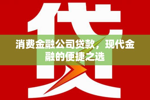 东营消费金融公司贷款，现代金融的便捷之选