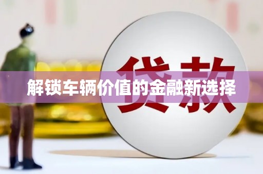 东营解锁车辆价值的金融新选择