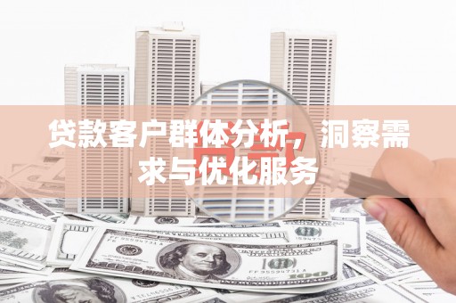 东营贷款客户群体分析，洞察需求与优化服务