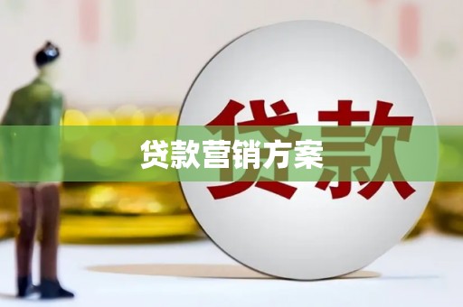 东营贷款营销方案